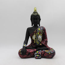 Load image into Gallery viewer, Buddha Sitting Medium,showpiece Decorative Statue Figurine God GiftBlack