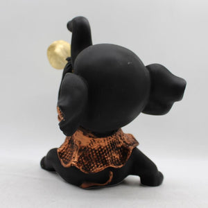 Ganesh Ganesha Ganpati Ganapati Hindu God Hindu God Ganesh fiber idolBlack