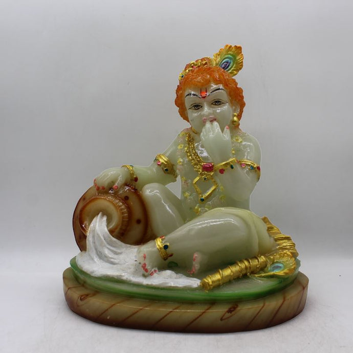 Lord Krishna,Kanha,Bal gopal Statue,Home,Temple,Office decore Glow in dark