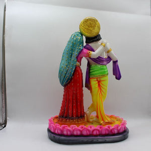 Indian Fiber Lord Radha Krishna Statue for Home & office decor, temple, diwali Pooja