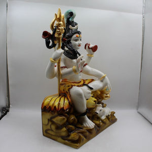 Shiva siva Shankar Mahadev Sambhu Bholenath statue Hindu God idol Multi Color