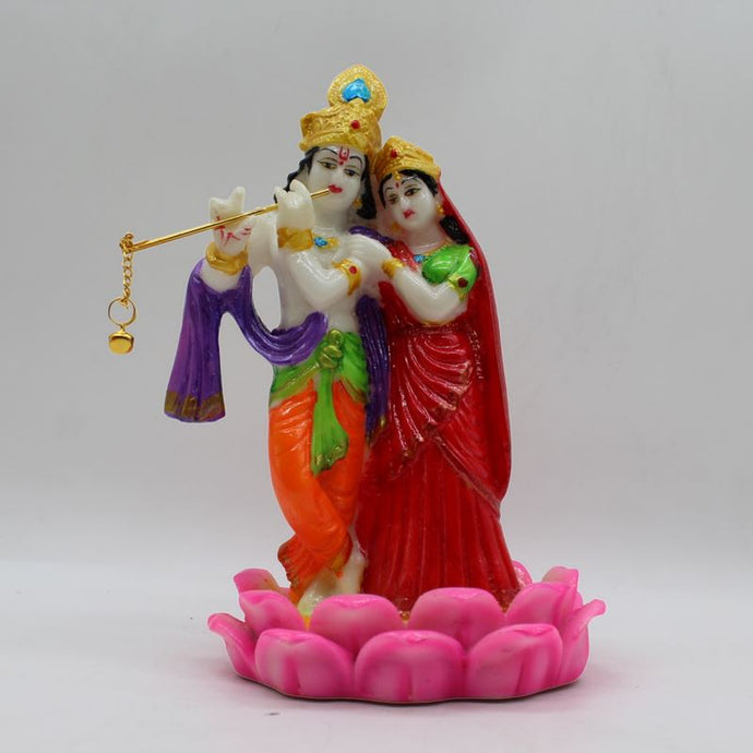Indian Fiber Lord Radha Krishna Statue for Home & office decor, temple, diwali Pooja