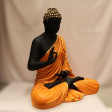 Load image into Gallery viewer, Buddha Sitting Medium,showpiece Decorative,Buddha Statue God GiftBlack,Orange