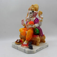 Load image into Gallery viewer, Indian Lord Ganesha Statue for Home &amp; office decor, temple, diwali Pooja,Sitting statue of lord Ganesha