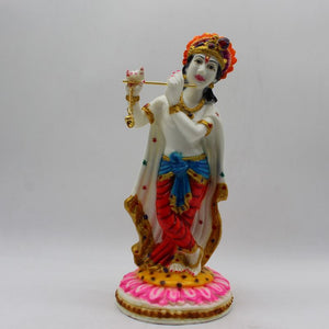 Indian Fiber Lord Krishna Statue for Home & office decor, temple, diwali Pooja