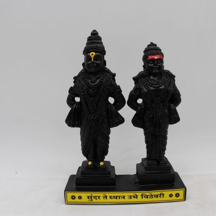 Vitthal Rukmani idol murti, Rukmani-vitthal idol Black