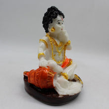 Load image into Gallery viewer, Lord Krishna Kanha Bal gopal Statue Home Temple Office decore Multi Color