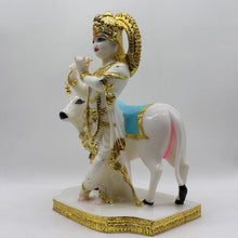 Load image into Gallery viewer, Indian Fiber Lord Krishna Statue for Home &amp; office decor, temple, diwali Pooja