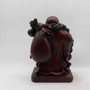 Lucky Laughing Buddha,statue,Happy sitting,showpeace,luckey man,Happy man Maroon
