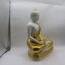 Load image into Gallery viewer, Buddha Sitting Medium,showpiece Decorative Statue Figurine God GiftWhite,Gold