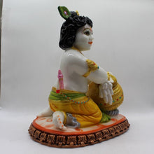 Load image into Gallery viewer, Indian Fiber Lord Krishna Statue for Home &amp; office decor, temple, diwali Pooja