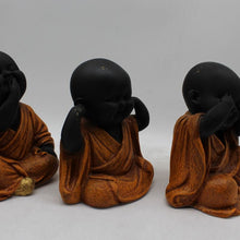 Load image into Gallery viewer, Buddha Sitting Medium,showpiece, Buddha, Baby buddha God Gift Orange