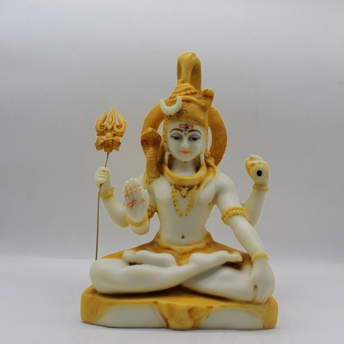 God Shiva,siva,Shankar,Mahadev,Sambhu, Bholenath statue Hindu God idol White