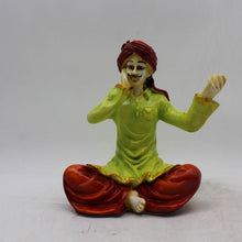 Load image into Gallery viewer, Rajasthani boy,Rajasthani man,Musician man Rajasthani statue, idol Multi color