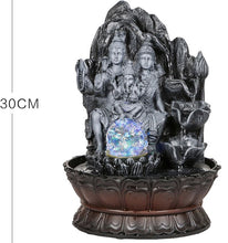 Load image into Gallery viewer, Shiva family Water Fountain Pacific Giftware Sacred Hindu Goddes Shivafamily