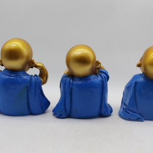 Buddha Sitting Medium,showpiece Decorative Statue Figurine God GiftBlue
