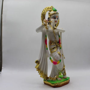 Indian Fiber Lord Krishna Statue for Home & office decor, temple, diwali Pooja