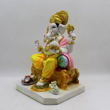 Load image into Gallery viewer, Ganesh Ganesha Ganpati Ganapati Hindu God Hindu God Ganesh fiber idolMulti Color