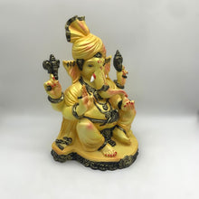 Load image into Gallery viewer, Ganesh Ganesha Ganpati Ganapati Hindu God Hindu God Ganesh fiber idol,FancyYellow