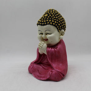 Buddha Sitting Medium,showpiece, Buddha, Baby buddha God Gift Pink