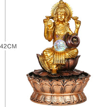 Load image into Gallery viewer, Laxmi Water Fountain Pacific Giftware Sacred Hindu Goddess Lakshmi