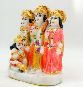 Lord Ram Parivar Ram Family Statue Idol/ God Ram,Sita,Laxman & Hanuman idol/ Ram family & Hanuman.