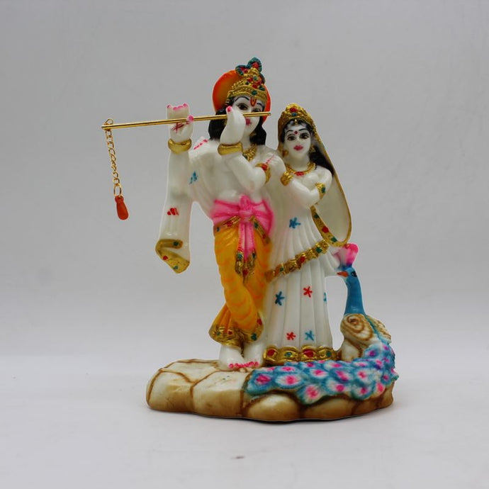 Indian Fiber Lord Radha Krishna Statue for Home & office decor, temple, diwali Pooja