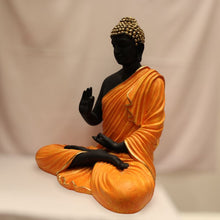 Load image into Gallery viewer, Buddha Sitting Medium,showpiece Decorative,Buddha Statue God GiftBlack,Orange