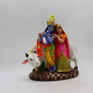 Radha Krishna,Radha Kanha Statue,for Home,office,temple,diwali Pooja multi color