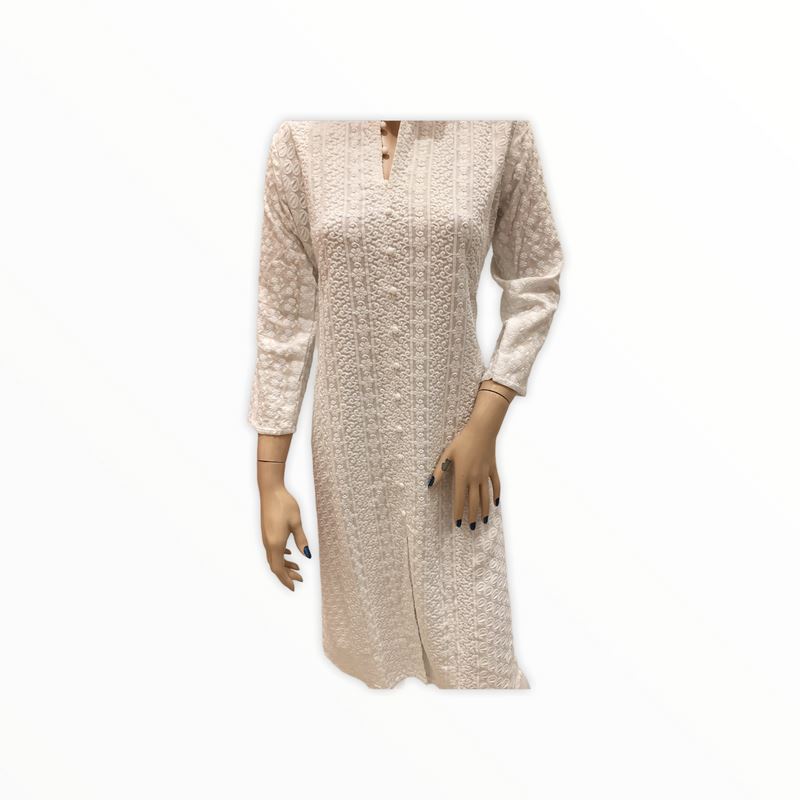 Women's Cotton Embroidered Kurta Kurti