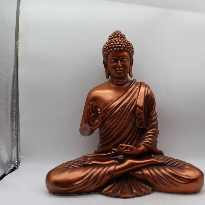 Buddha Sitting Medium,showpiece Decorative Statue Figurine God GiftCopper colour