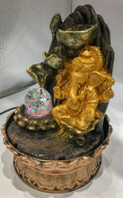 Load image into Gallery viewer, Ganesh Water Fountain Ganesha Zen Meditation Indoor Waterfall  Rolling Ball