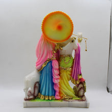 Load image into Gallery viewer, Indian Fiber Lord Radha Krishna Statue for Home &amp; office decor, temple, diwali Pooja