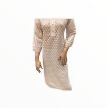 Load image into Gallery viewer, Women&#39;s Cotton Embroidered Kurta Kurti