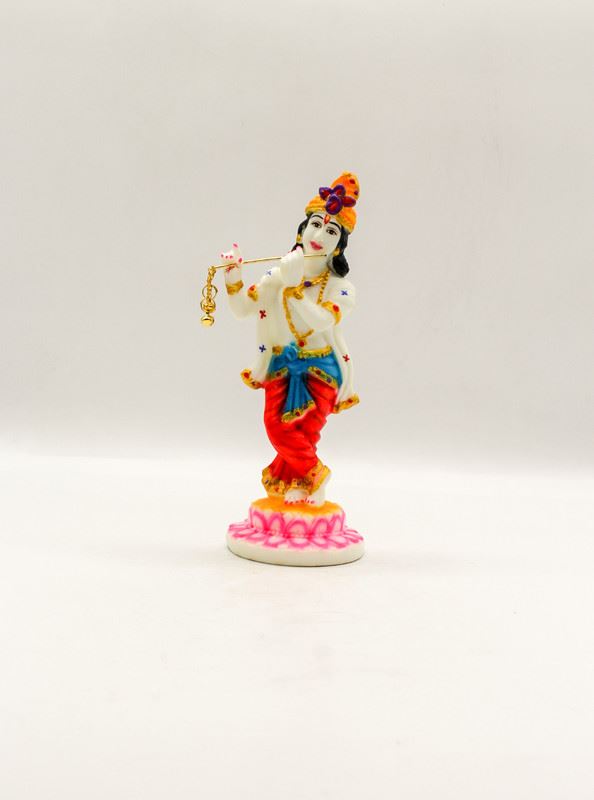 Indian Fiber Lord Krishna Statue for Home & office decor, temple, diwali Pooja