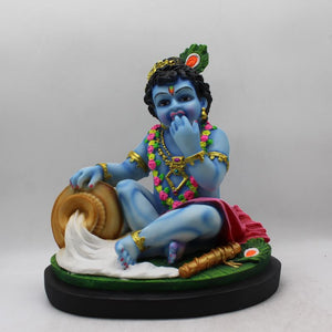 Lord Krishna,Kanha,Bal gopal Statue,Home,Temple,Office decore Blue color