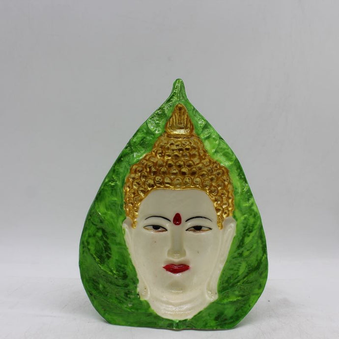 Buddha buddh buddha sitting medium Showpiece Multi color