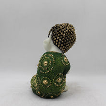 Load image into Gallery viewer, Buddha Sitting Medium,showpiece, Buddha, Baby buddha God Gift Green