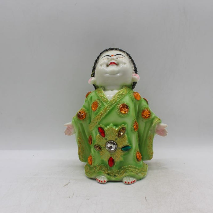 Buddha Sitting Medium,showpiece Decorative Statue Figurine God GiftWhite