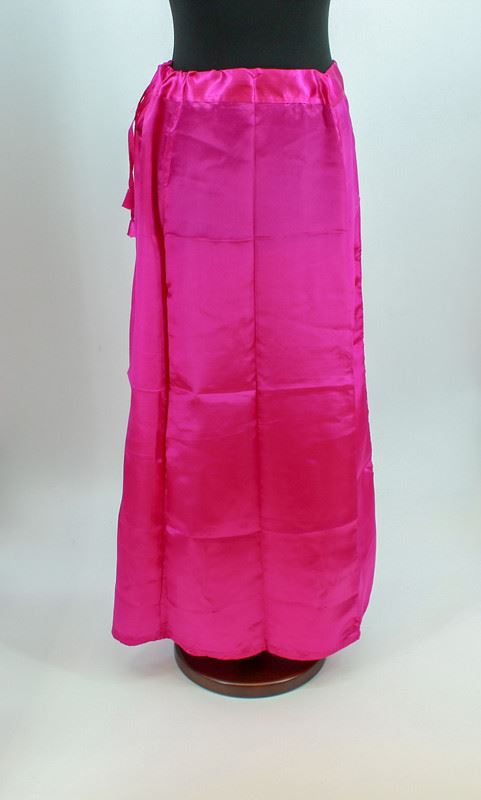 Indian Satin Silk Petticoat Inskirt Lining For Sari