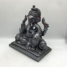 Load image into Gallery viewer, Ganesh Ganesha Ganpati Ganapati Hindu God Hindu God Ganesh fiber idol Grey