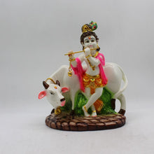 Load image into Gallery viewer, Lord Krishna , Kanha, bal gopal Statue for Home &amp; office decor, temple, diwali Pooja White