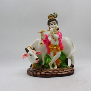 Lord Krishna , Kanha, bal gopal Statue for Home & office decor, temple, diwali Pooja White