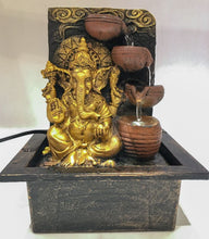 Load image into Gallery viewer, Ganesh Water Fountain Ganesha Zen Meditation Indoor Waterfall