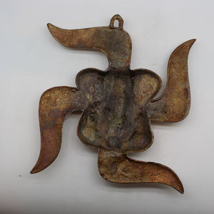 Lord Ganesha Wall Hanging -For Home Decor, Housewarming Gift, Hindu God of Luck..Metal Lord Ganesha Frame Wall Hanging Showpiece