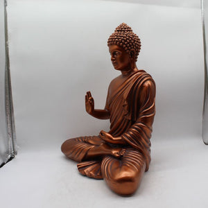 Buddha Sitting Medium,showpiece Decorative Statue Figurine God GiftCopper colour