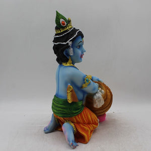 Lord Krishna,Kanha,Bal gopal Statue,Home,Temple,Office decore Blue color