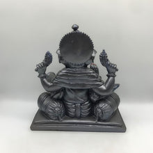 Load image into Gallery viewer, Ganesh Ganesha Ganpati Ganapati Hindu God Hindu God Ganesh fiber idol Grey