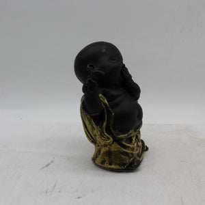 Buddha Sitting Medium,showpiece Decorative Statue Figurine God GiftBlack