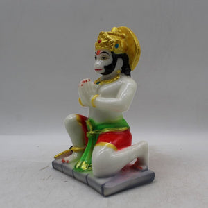 Lord Hanuman Statue,Bajarang bali,Sarangpur Hanuman White